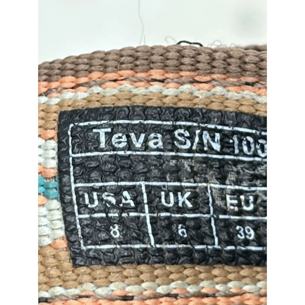Teva Cactus Sunset Original Universal Sandals Womens Size 8 Multicolor Strappy